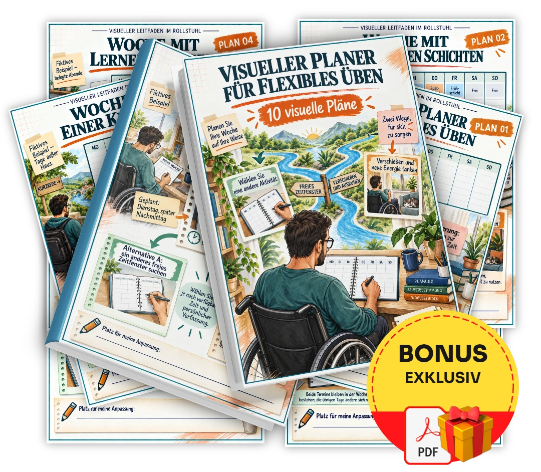 Visueller Planer für flexibles Üben